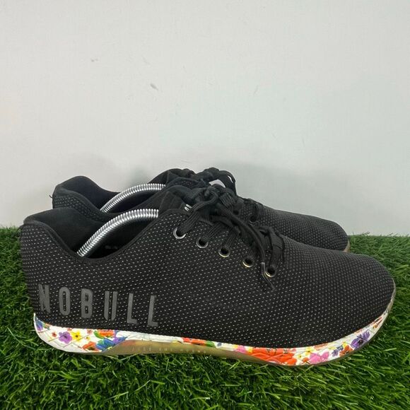 Nobull Low Training Shoes Black Space Daisy Floral Mens Size 11 main image 6